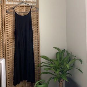 Scoop neck, little black dress